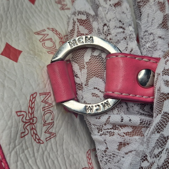 MCM Pink & White Tote Bag - Picture 9 of 17